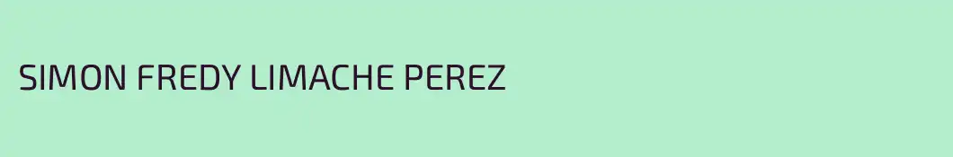 SIMON FREDY LIMACHE PEREZ